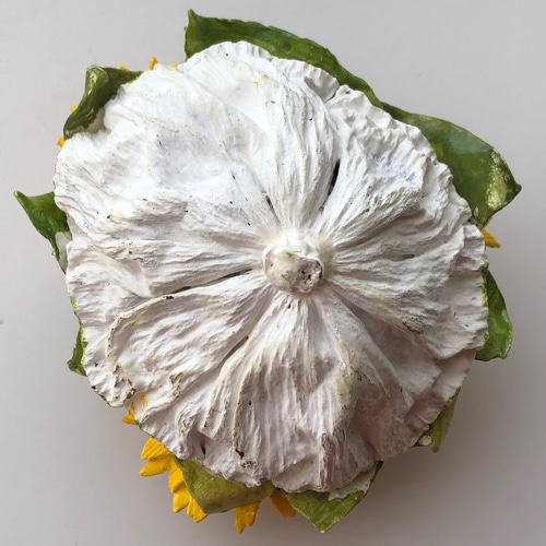 粘土の華＊大輪の向日葵【蓮細工】 立体・オブジェ 招き猫 通販