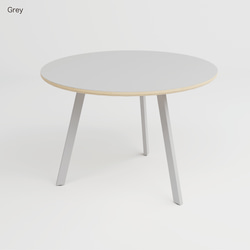 ダイニングテーブル 丸 ラウンドテーブル 丸テーブル 円卓 ホワイト ブラック グレー 白 黒 木製  サイズオーダー可 12枚目の画像