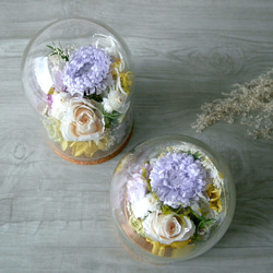 お供え花にもなるインテリア ガラスドーム -lavender- 7枚目の画像