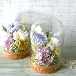 お供え花にもなるインテリア ガラスドーム -lavender- 6枚目の画像