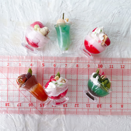 ハンドメイド作品 パフェ