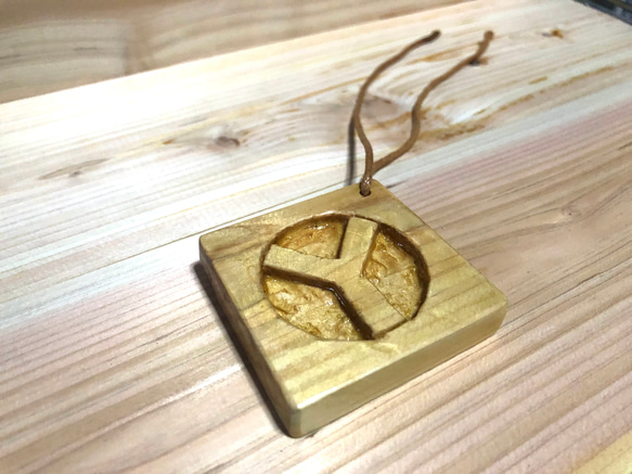 木製キーホルダー 3枚目の画像