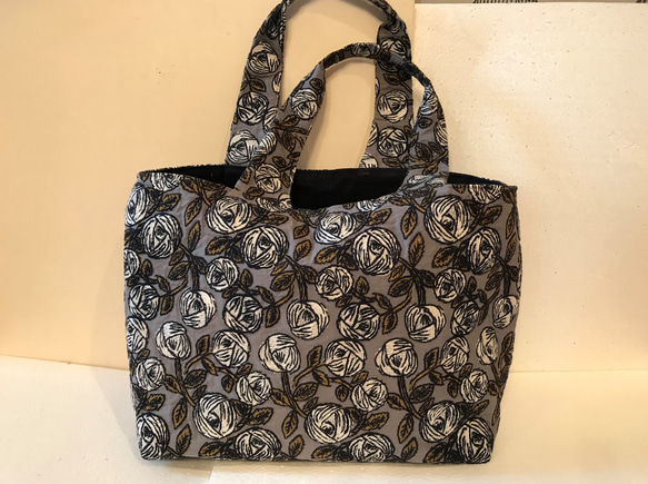 新品]ミナペルホネンパニーニバッグrosy(グレー)新品BASERANGE