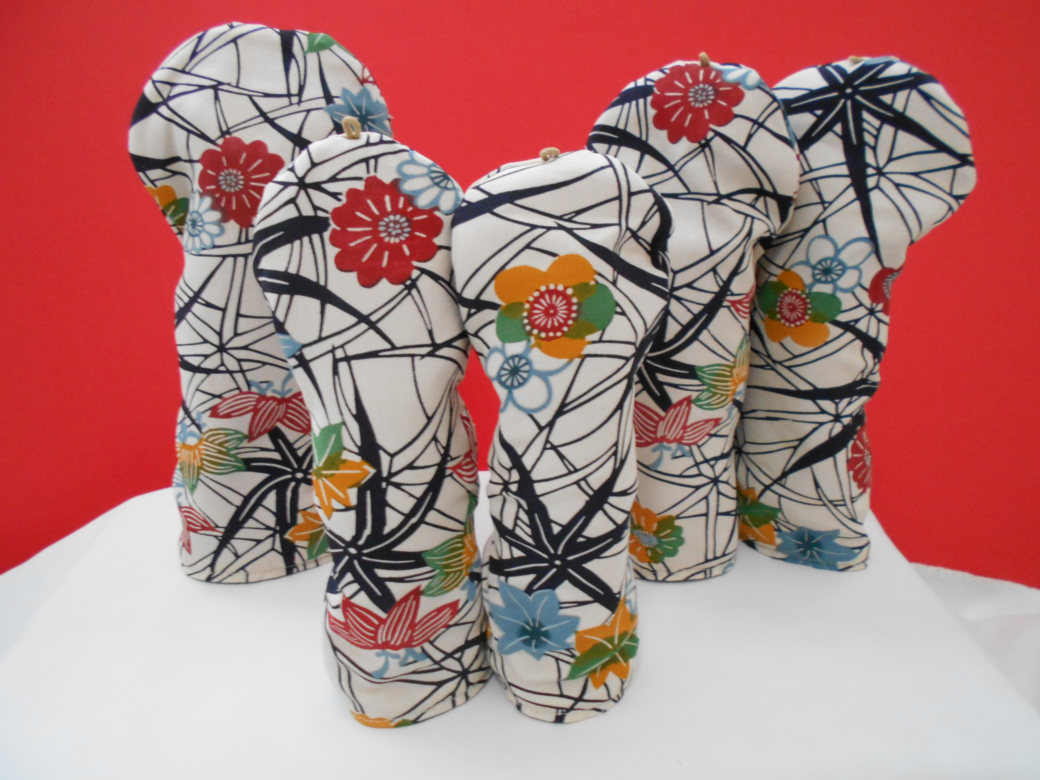 ハンドメイド　ゴルフヘッドカバー ゴルフヘッドカバー＊ハンドメイド - メルカリ