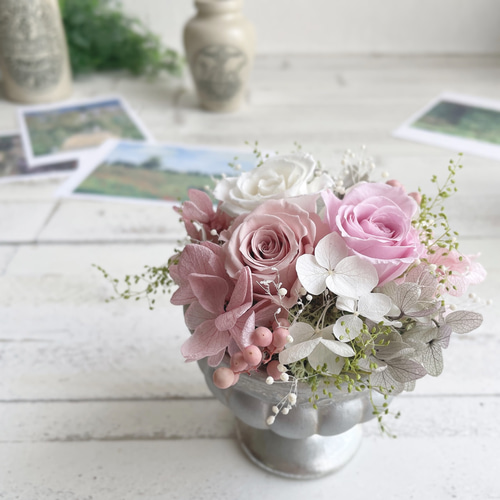 Stella* 小さなアレンジ プリザードフラワー 小さなプリザーブド