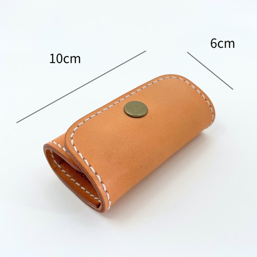 キーケース】アンティーク調 本格サドルレザー 牛革 総手縫い