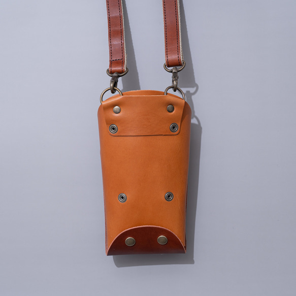 フローリストケース　茶色・キャメル　剪定ハサミ入れ　道具入れ バッグ・カバン その他バッグ 皮、革、レザー WS1210885596(9295円)