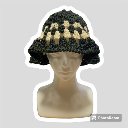 132 クラッシャーハット クロシェハット バケットハット 帽子