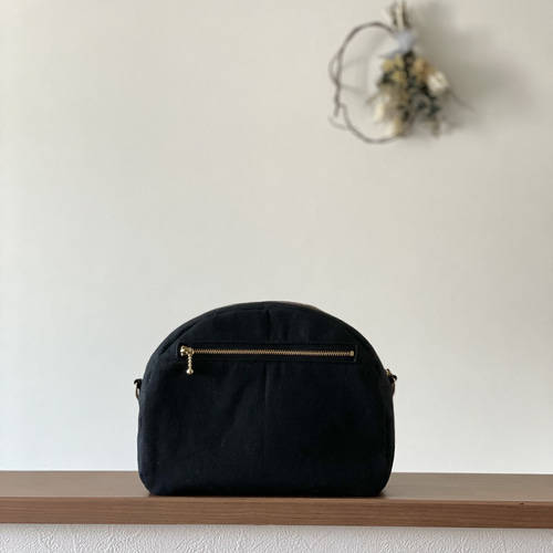 ⚮̈ミナペルホネン tambourine navy まるっこポシェットさん