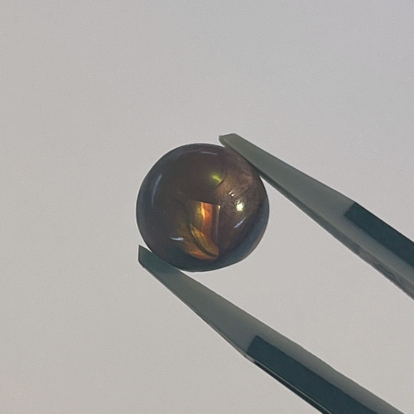 ファイヤーアゲート　ハンドメイド　シルバーリング　4ct　creema限定