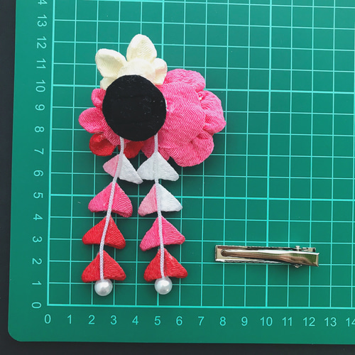 七五三 髪飾り つまみ細工 3歳 浴衣 甚平 パステルカラー うさぎ 5-C 七五三 髪飾り つまみ細工 3歳 浴衣 甚平 パステルカラー うさぎ 5-C