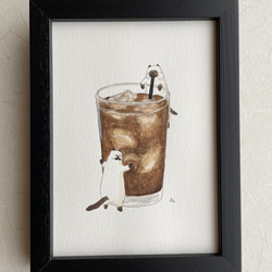 原画「アイスコーヒー」 3枚目の画像
