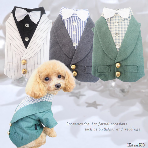 タキシード フォーマル スーツ トップス 犬用 服 犬服 犬の服 猫