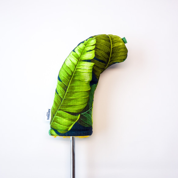ゴルフ ヘッドカバー "HAWAII KAPA BANANA SHAPE" NAVY / ハイブリッド用 送料無料 5枚目の画像