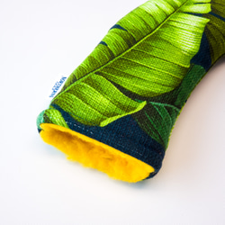 ゴルフ ヘッドカバー "HAWAII KAPA BANANA SHAPE" NAVY / ハイブリッド用 送料無料 2枚目の画像
