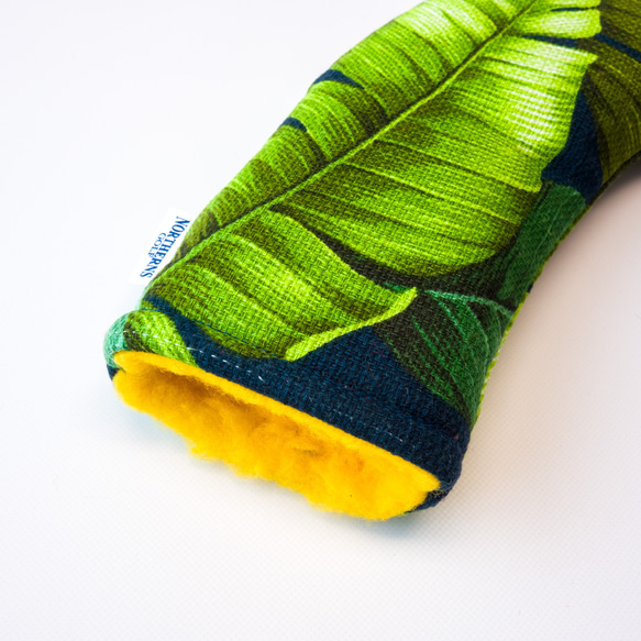 ゴルフ ヘッドカバー "HAWAII KAPA BANANA SHAPE" NAVY / ハイブリッド用 送料無料 2枚目の画像