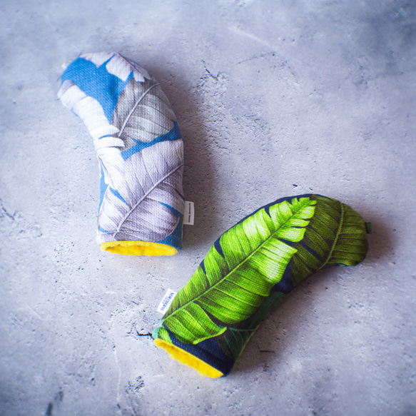 ゴルフ ヘッドカバー "HAWAII KAPA BANANA SHAPE" NAVY / ハイブリッド用 送料無料 7枚目の画像