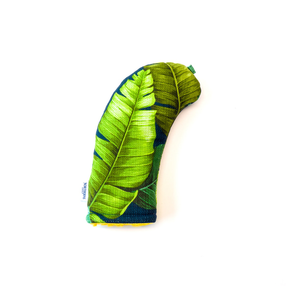 ゴルフ ヘッドカバー "HAWAII KAPA BANANA SHAPE" NAVY / ハイブリッド用 送料無料 1枚目の画像