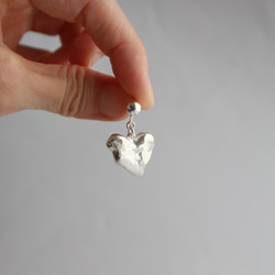 [Silver925] 心形巧克力耳環&lt;一隻耳朵&gt; 第7張的照片