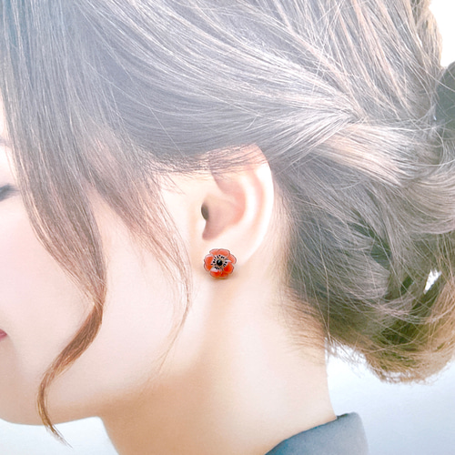 アネモネピアス（全3色） ピアス（スタッド・一粒） L'Atelier