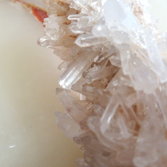 【美しい鉱物標本】水晶クラスター／326グラム 14枚目の画像