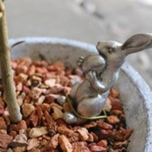 ♡*♡様 半額【超激レア】Think Bee! ボタンアートツリー 若葉が可愛い♡♡ヘンリーツタの盆栽♡ アートフラワー ratelgreen