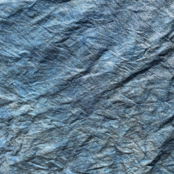 藍と柿渋重ね染め　帆布生地K23055 5枚目の画像