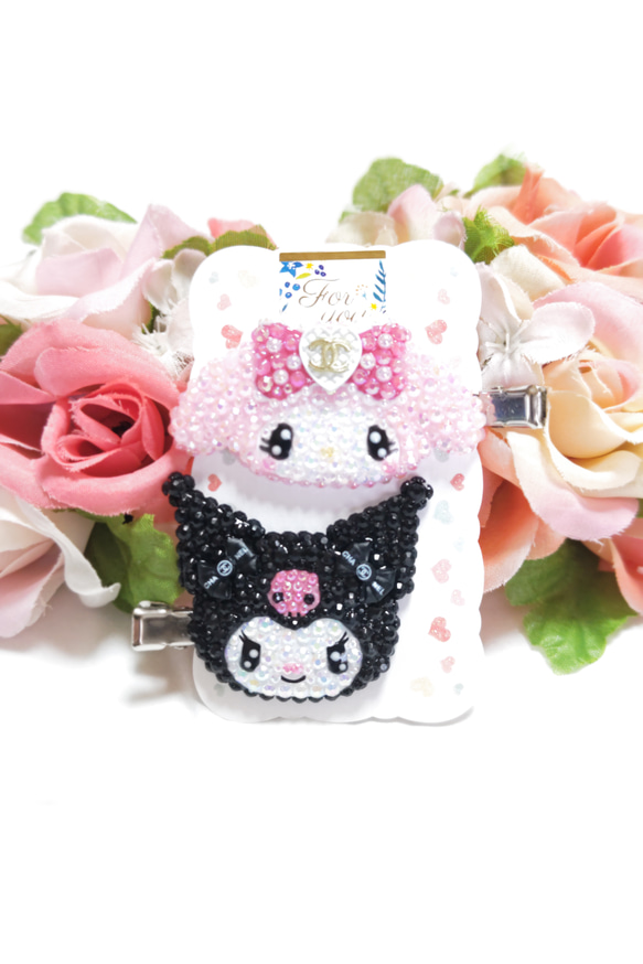 ♡マイメロちゃん＆クロミちゃん♡前髪クリップ☆再販！♡ ヘアピン