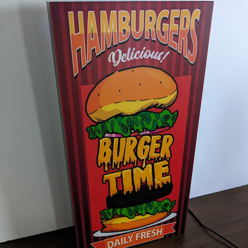 Lサイズ】ハンバーガー ファーストフード カフェ ダイナー 珈琲