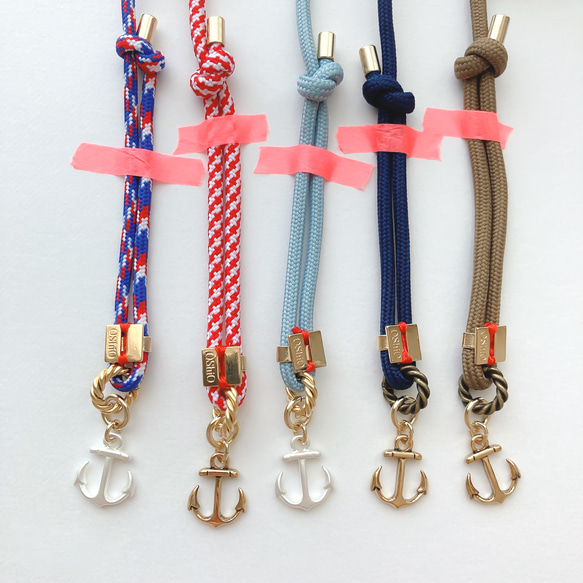 BRACELET:「Navy」anchor 6枚目の画像