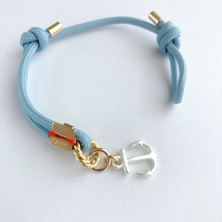 BRACELET:「Pale Blue」anchor 2枚目の画像