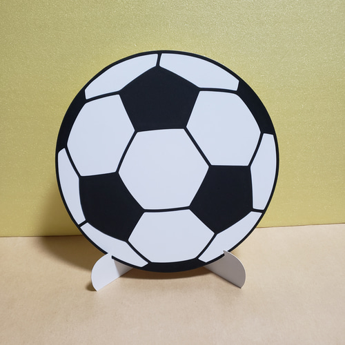 サッカーボール色紙 【27 cm】 メッセージカード クラフトヴ