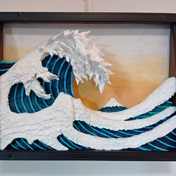 紙粘土　立体アート　アート　立体絵画　絵画 粘土立体絵画 - ショップ Weave Yard ウォールデコ・壁紙 - Pinkoi