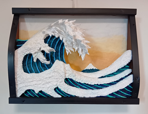 立体絵画の「富士沖の荒波」 絵画 フェルメール 通販 16283085