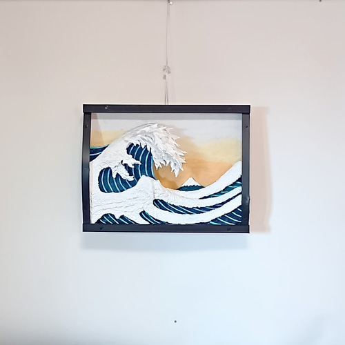 立体絵画の「青富士」 絵画 フェルメール 通販 19333784｜Creema