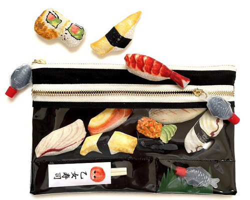 SUSHI BEAT 寿司蓮司（上・2貫セット）　着せかえネタシール SUSHI BEAT 寿司蓮司（上・2貫セット） 着せかえネタシール