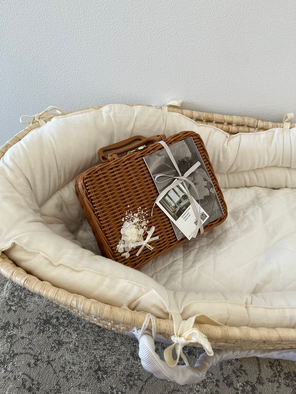 baby gift box" Bonjour bébé " ギフトボックス ベビー 出産祝い ニューボーンフォト 14枚目の画像
