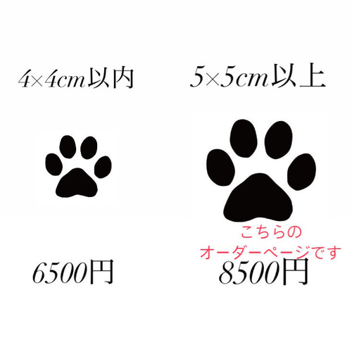 にくきゅうボード【丸型5センチ以上中・大型犬】ペット手形足形
