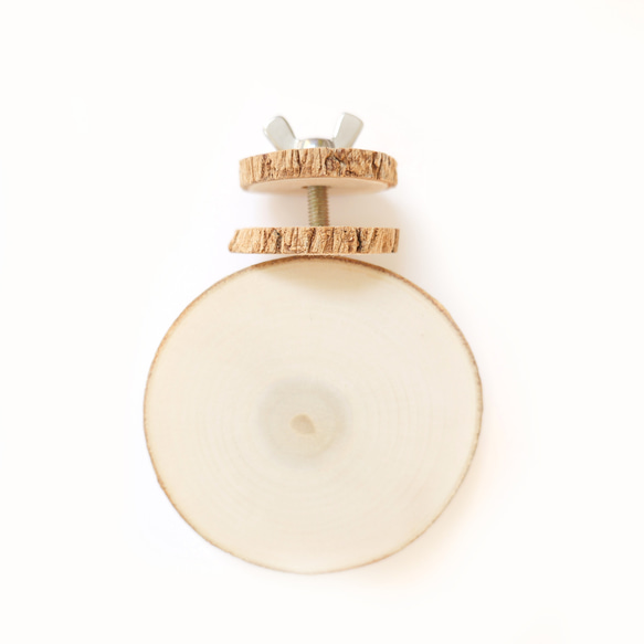 丸太のおやすみボード M｜白樺パーチ 2枚目の画像