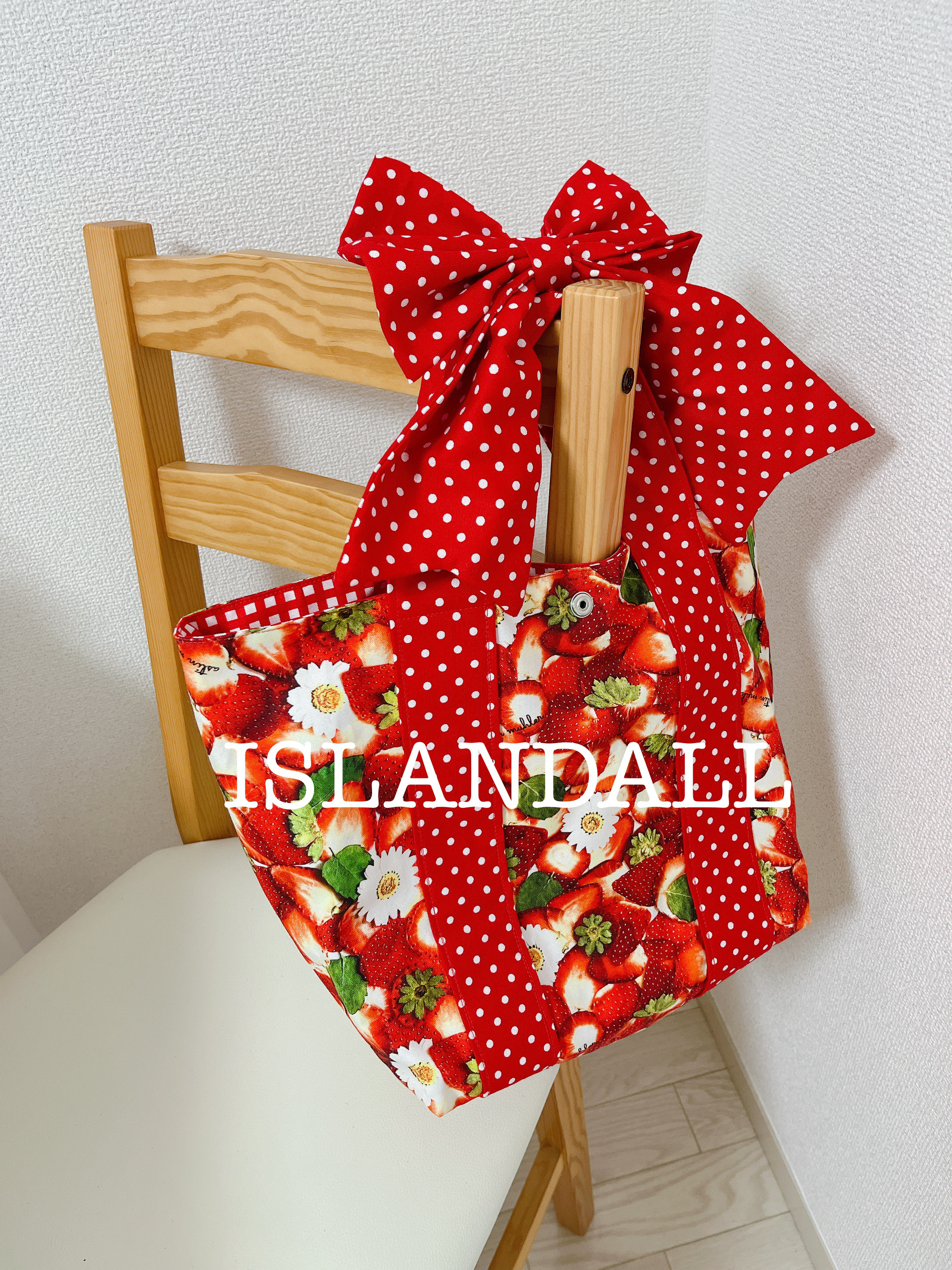 【専用品】尾州キラキラリボンツイード　トートバッグ　レッドhandmade 尾州キラキラリボンツィード トートバッグSレッド handmade