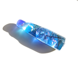 【¥5000で送料無料】《訳あり》レジンオブジェ/夜空のラムネ瓶・天鵞絨/レジン/オブジェ/雲レジン