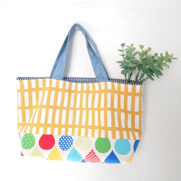 専用☆SALE✳︎母made品✳︎巾着 テラゾー柄 コップ袋などに♪