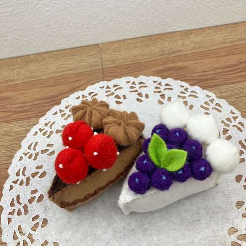 フェルトケーキ♡おままごと☆5号サイズアソート おもちゃ・人形 あき