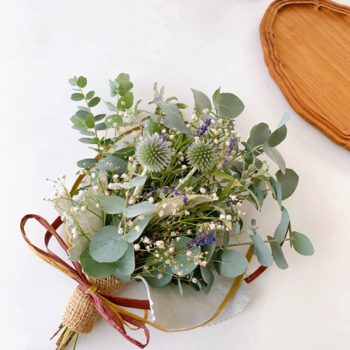 爽やか ハーブが香る 夏のグリーンスワッグ スワッグ Ayakaiflower