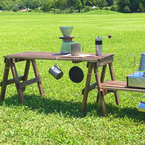 キャンプ　木製ラック　キッチン ad179_3.jpg