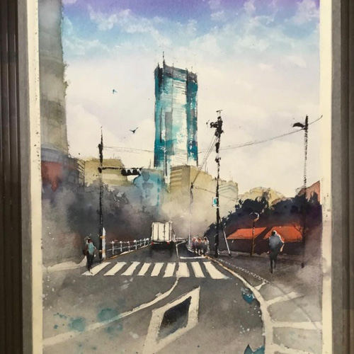 水彩画(水彩画)№166 水彩画(水彩画)№166 水彩画(水彩画)№166 【公式通販】