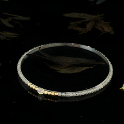 輕奢風灰拉長石14K包金 GF Swarovski 配珠水晶手鍊 ( Labradorite Bracelet ) 第6張的照片