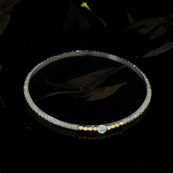 輕奢風灰拉長石14K包金 GF Swarovski 配珠水晶手鍊 ( Labradorite Bracelet ) 第5張的照片