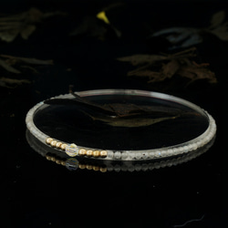 輕奢風灰拉長石14K包金 GF Swarovski 配珠水晶手鍊 ( Labradorite Bracelet ) 第1張的照片