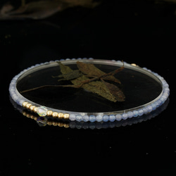 輕奢風坦桑石14K包金 GF Swarovski 配珠水晶手鍊 ( Tanzanite Bracelet ) 第3張的照片